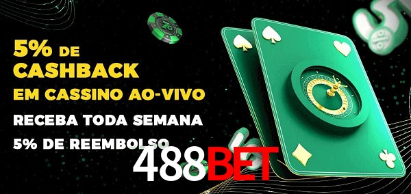 Promoções do cassino ao Vivo 488BET